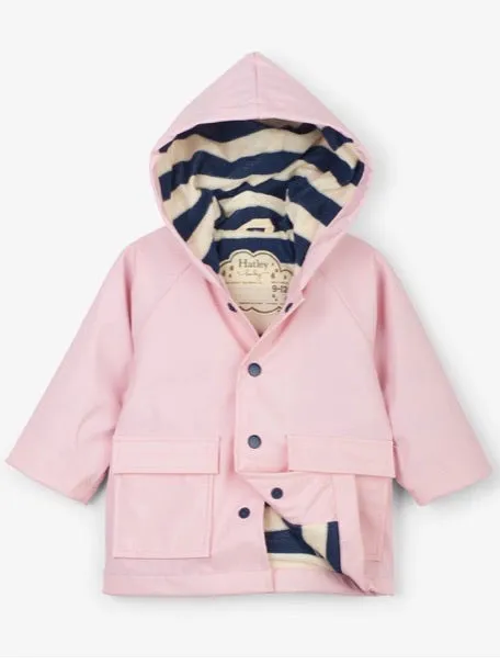 Hatley Pink Baby Raincoat : Sizes 9M to 24M