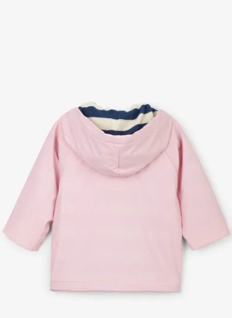 Hatley Pink Baby Raincoat : Sizes 9M to 24M