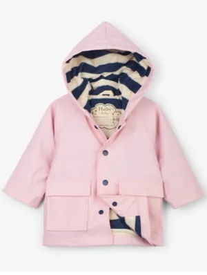 Hatley Pink Baby Raincoat : Sizes 9M to 24M