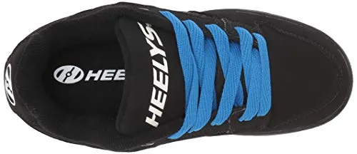 Heelys Boys' Motion Plus Tennis Shoe, Black/Black, 6 M US Big Kid