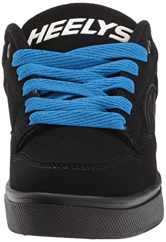 Heelys Boys' Motion Plus Tennis Shoe, Black/Black, 6 M US Big Kid