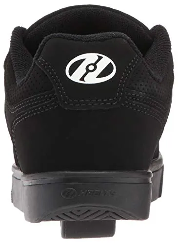 Heelys Boys' Motion Plus Tennis Shoe, Black/Black, 6 M US Big Kid