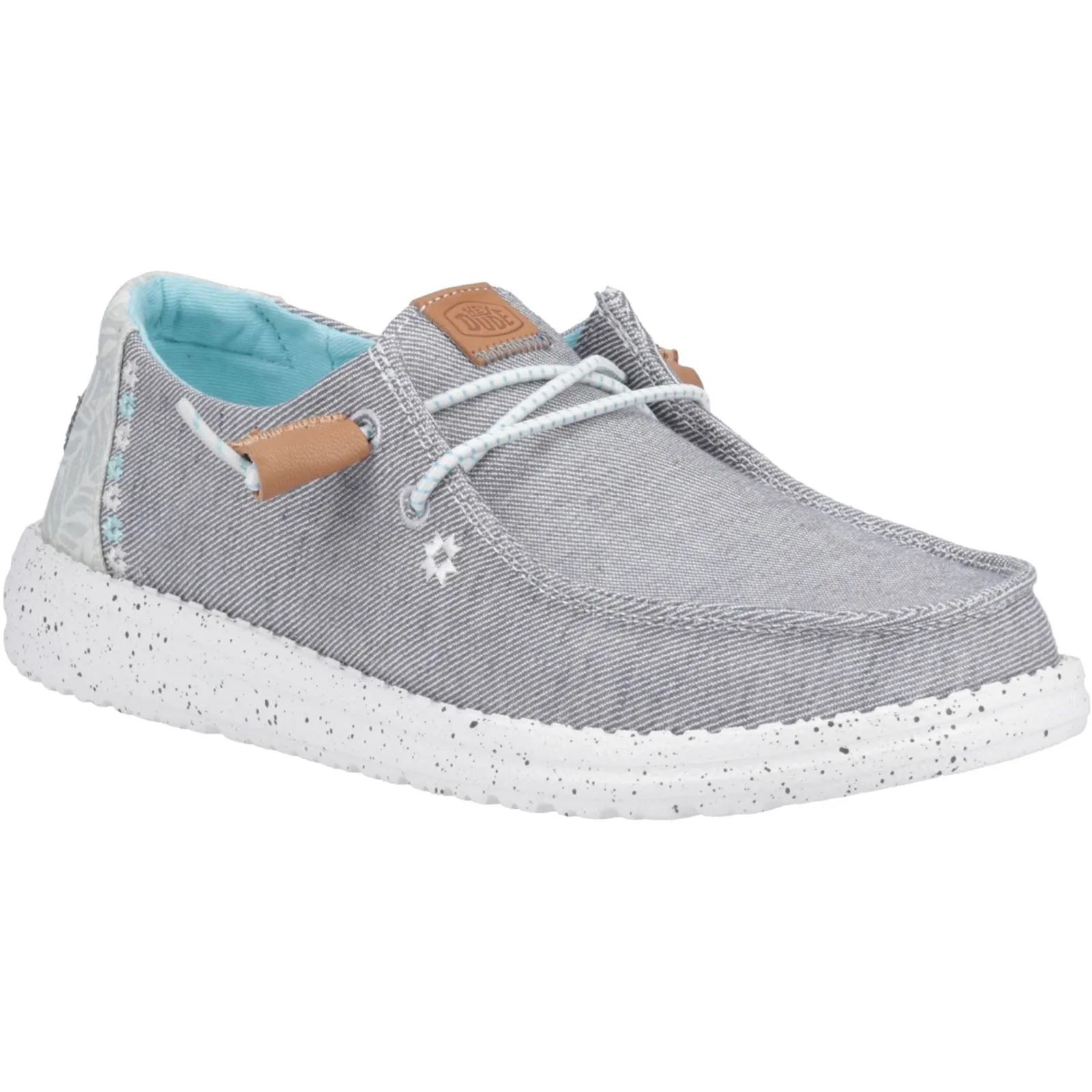 HEYDUDE Women Shoes - Wendy Heathered Slub Tropical in 2 Colours, 4-8 - G40753