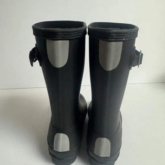 Hunter Original Rain Boot Black Size 1 M Big Kid
