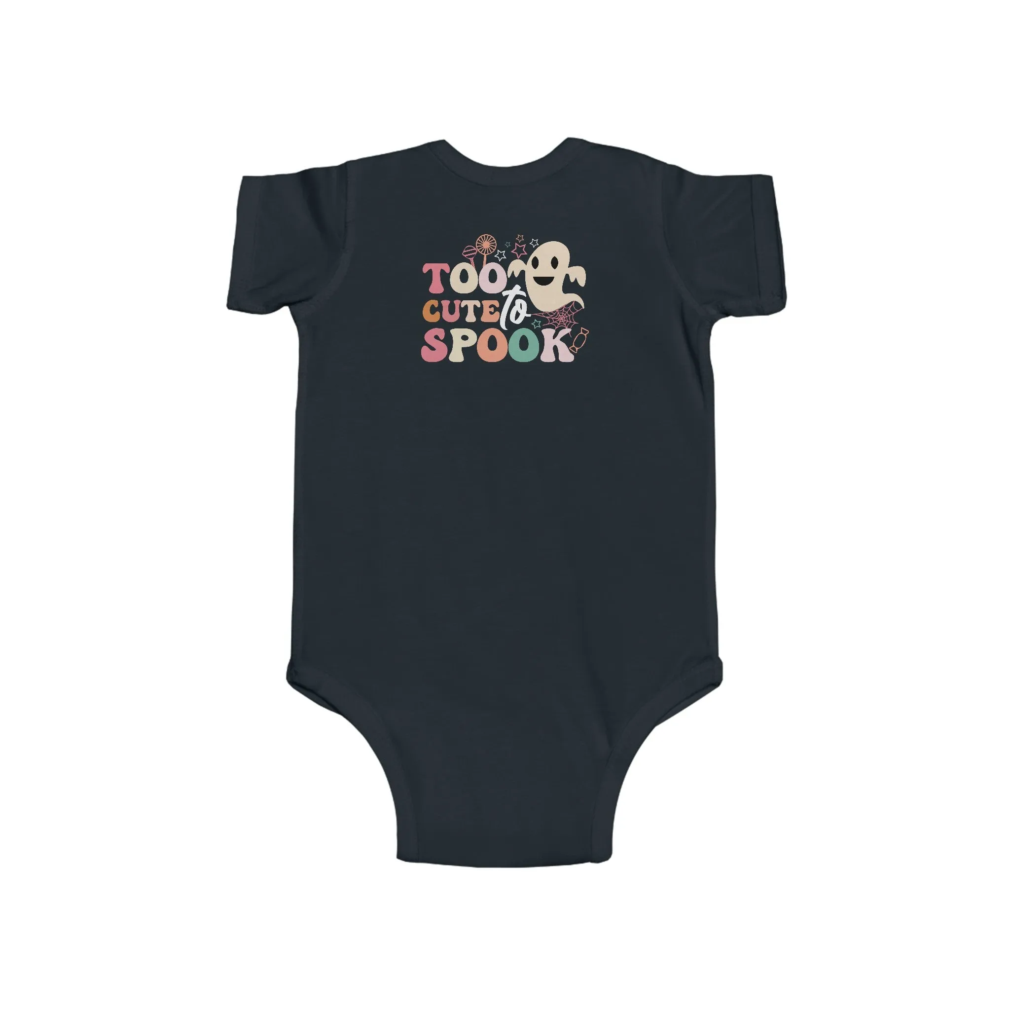 Infant Fine Jersey Bodysuit - Too Cute To Spook