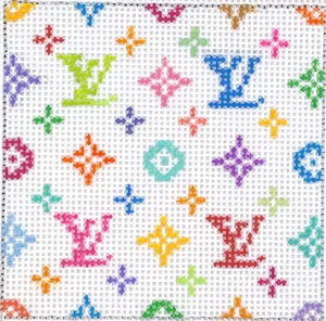 INSSQ3-03 Louis Vuitton LV – multi color on white