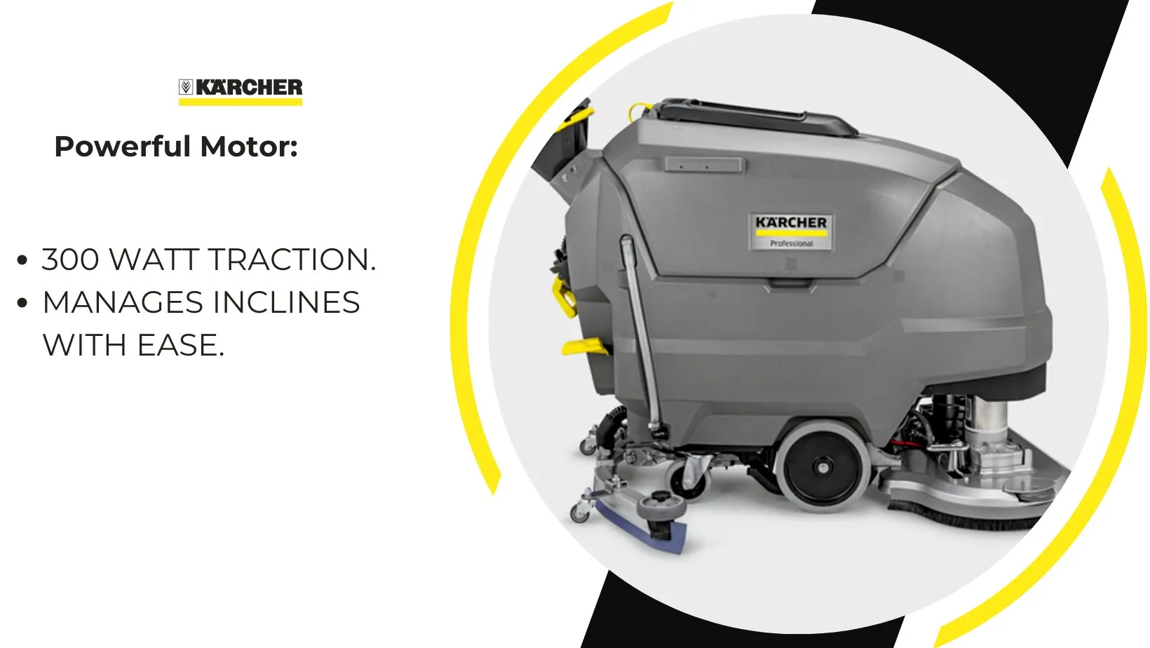 Karcher Scrubber Drier BD 80/100 W Bp Classic With lithium-ion Battery and Shelf Charger