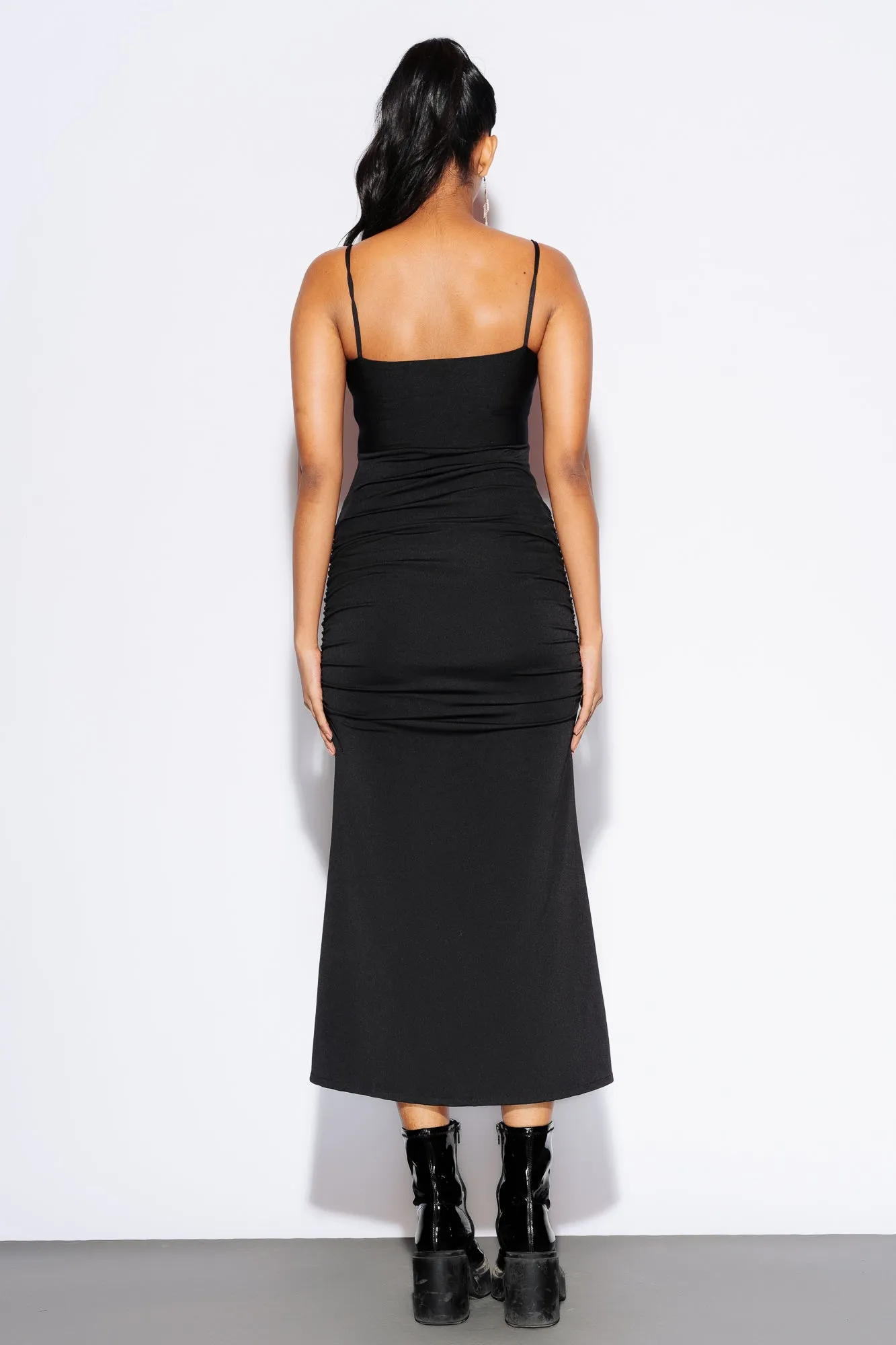 Kendall Corset Black Dress