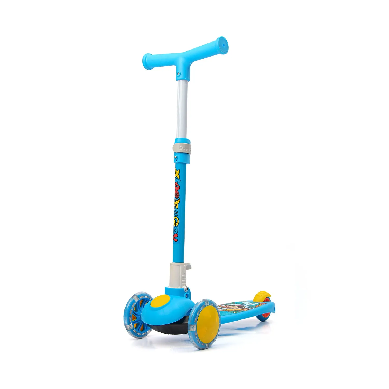Kick Scooter for Kids | 2-8 Yrs | Height Adjustable | Foldable | Aluminum | Blue