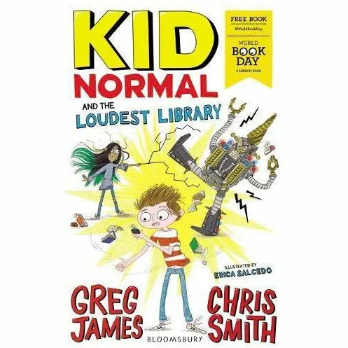 Kid Normal Series 4 Books Collection Set With World Book Day (Kid Normal, The Rogue Heroes, The Shadow Machine, The Loudest Library World Book Day)