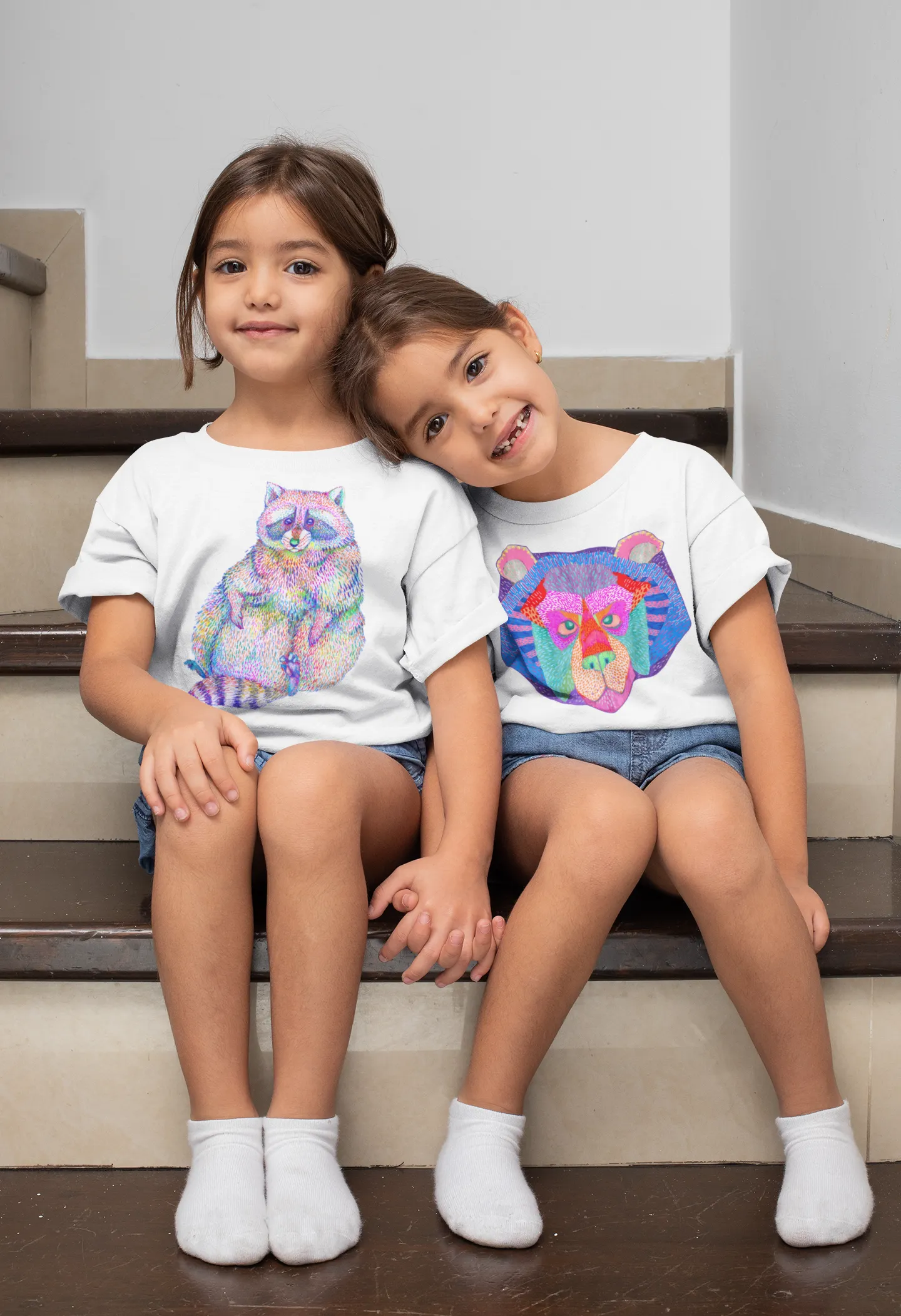 Kid’s T-shirt — Rascal Raccoon  — Super Soft — Original Design by Sadie Rothenberg