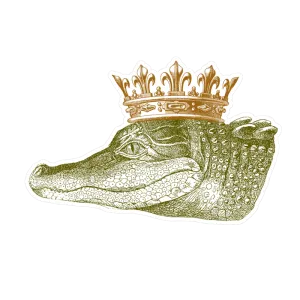 King Gator Decal
