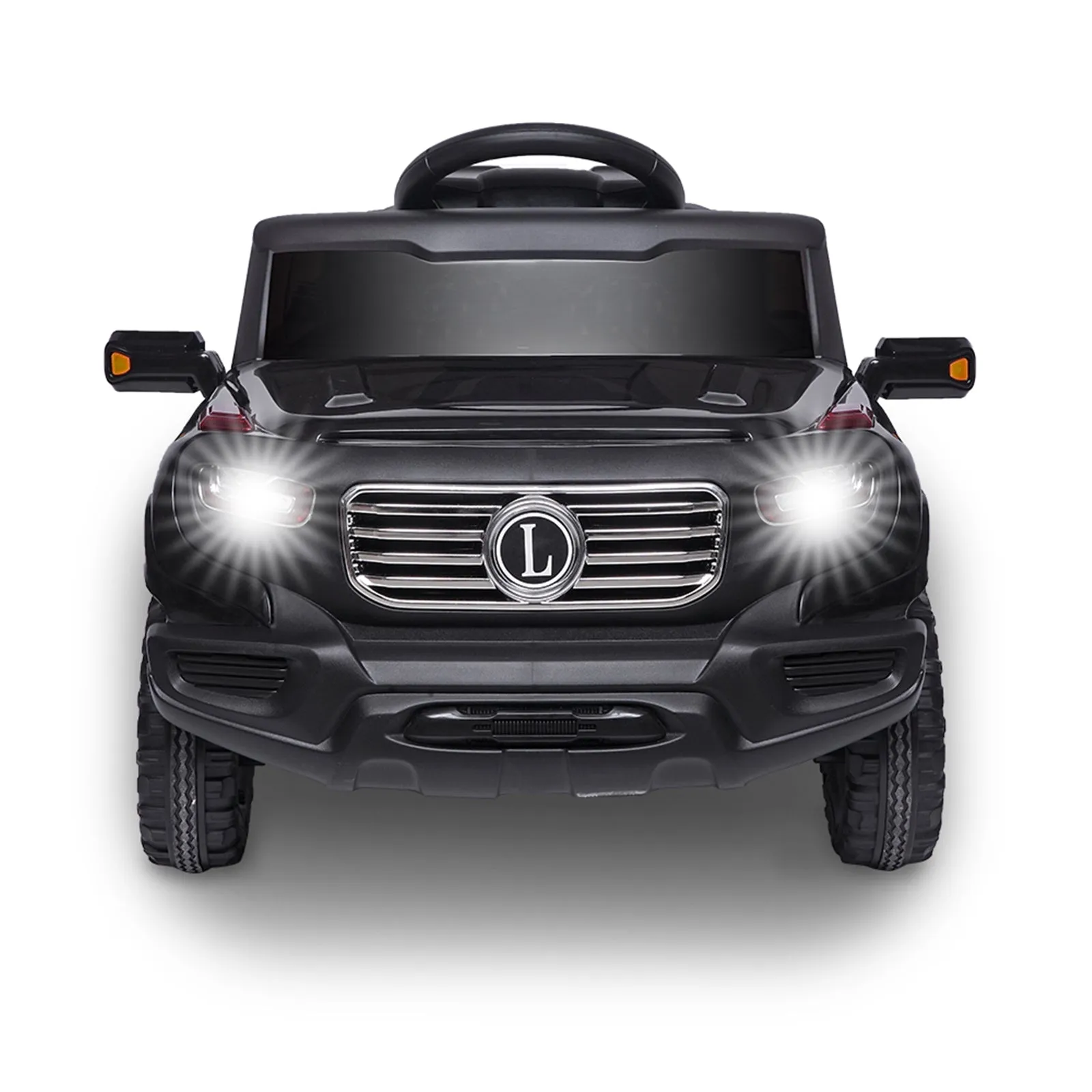 LEADZM LZ-910 Electric Car Single drive Children Car with 35W*1 6V7AH*1 Battery  Pre-Programmed Music and Remote control Black