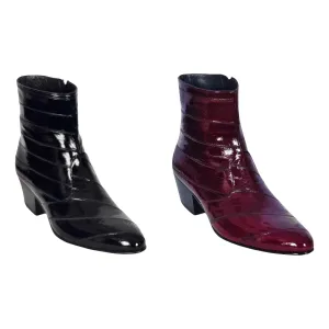 Los Altos All-Over Eel Dress Boots