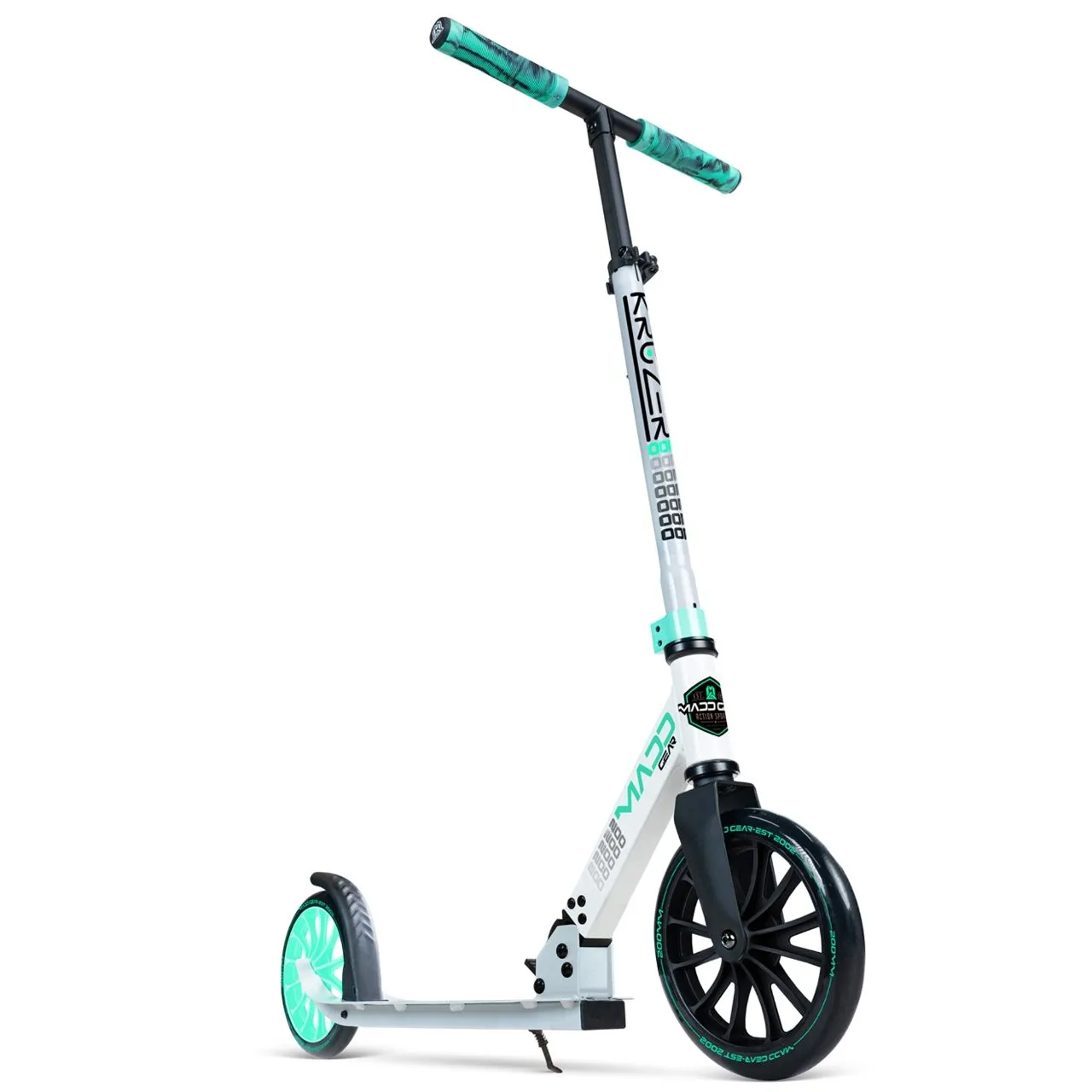 Madd Gear Carve Kruzer V2-200 Scooter - Grey/Teal