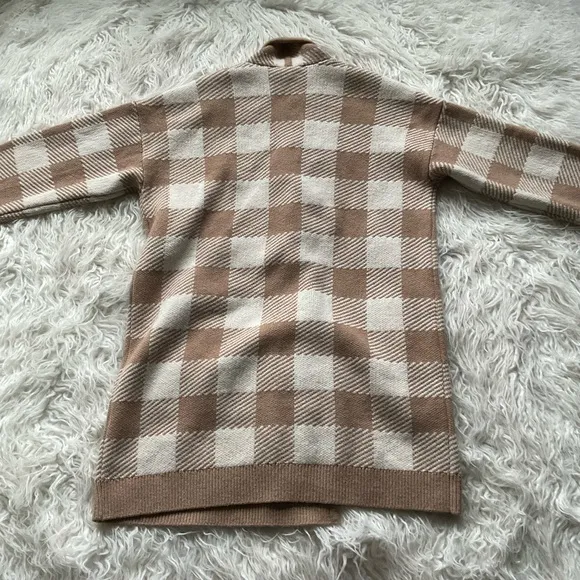 Madewell Minetta Sweater Coat in Buffalo Check‎