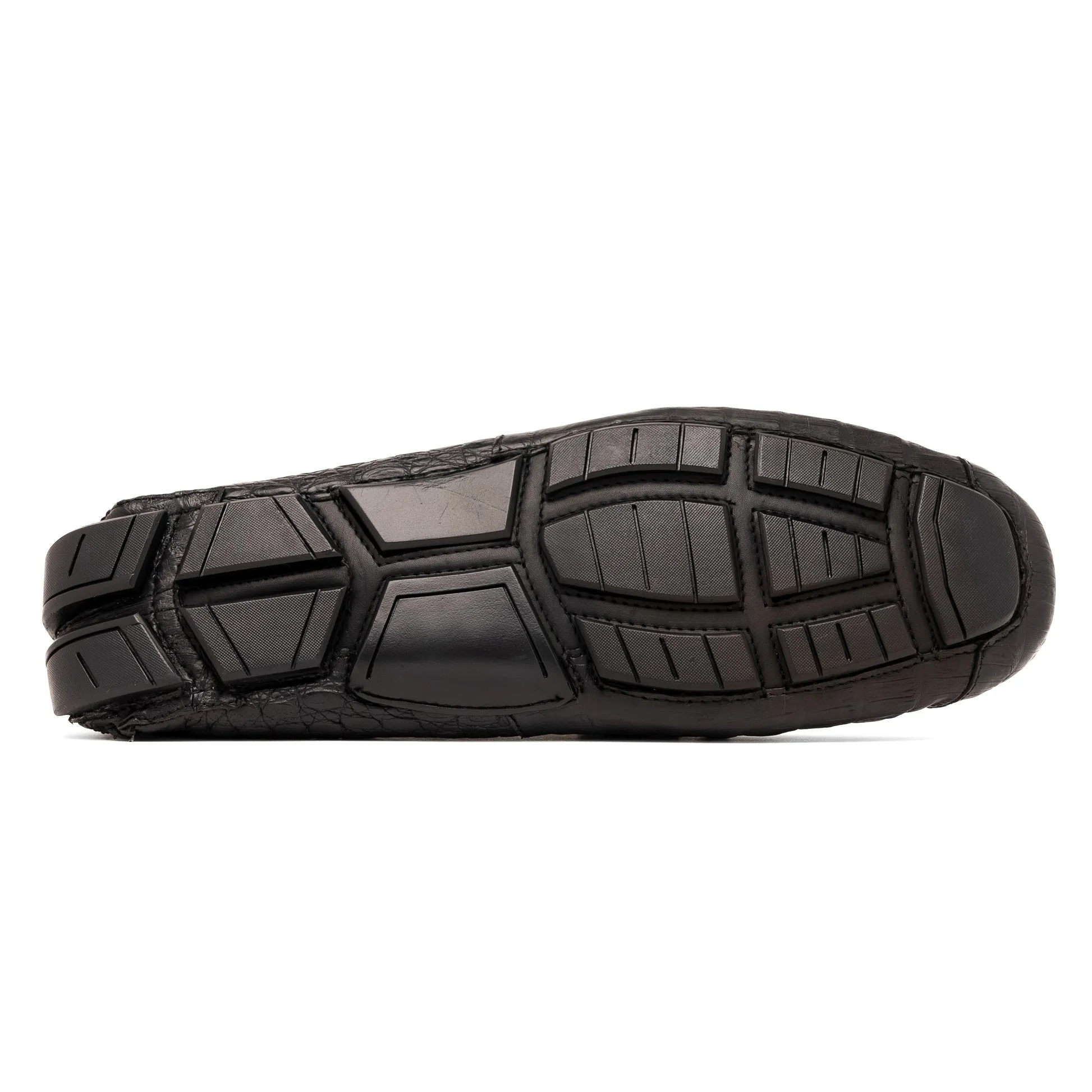 Marco Di Milano Parma Black Crocodile Loafers