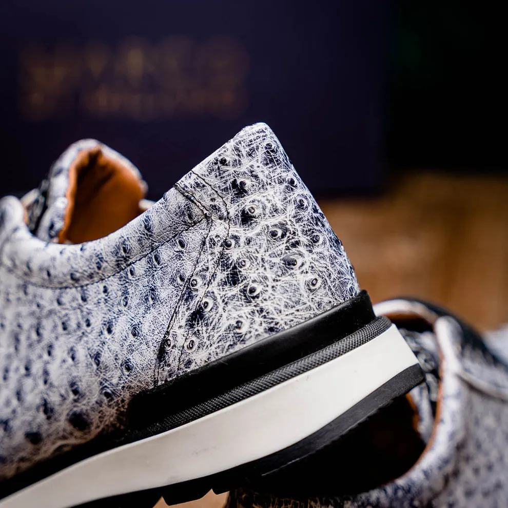 Marco Di Milano Scanno Newspaper Ostrich Quill Sneakers