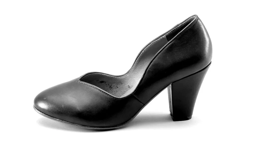Marilyn Vintage Pumps Wide (Navy Blue)