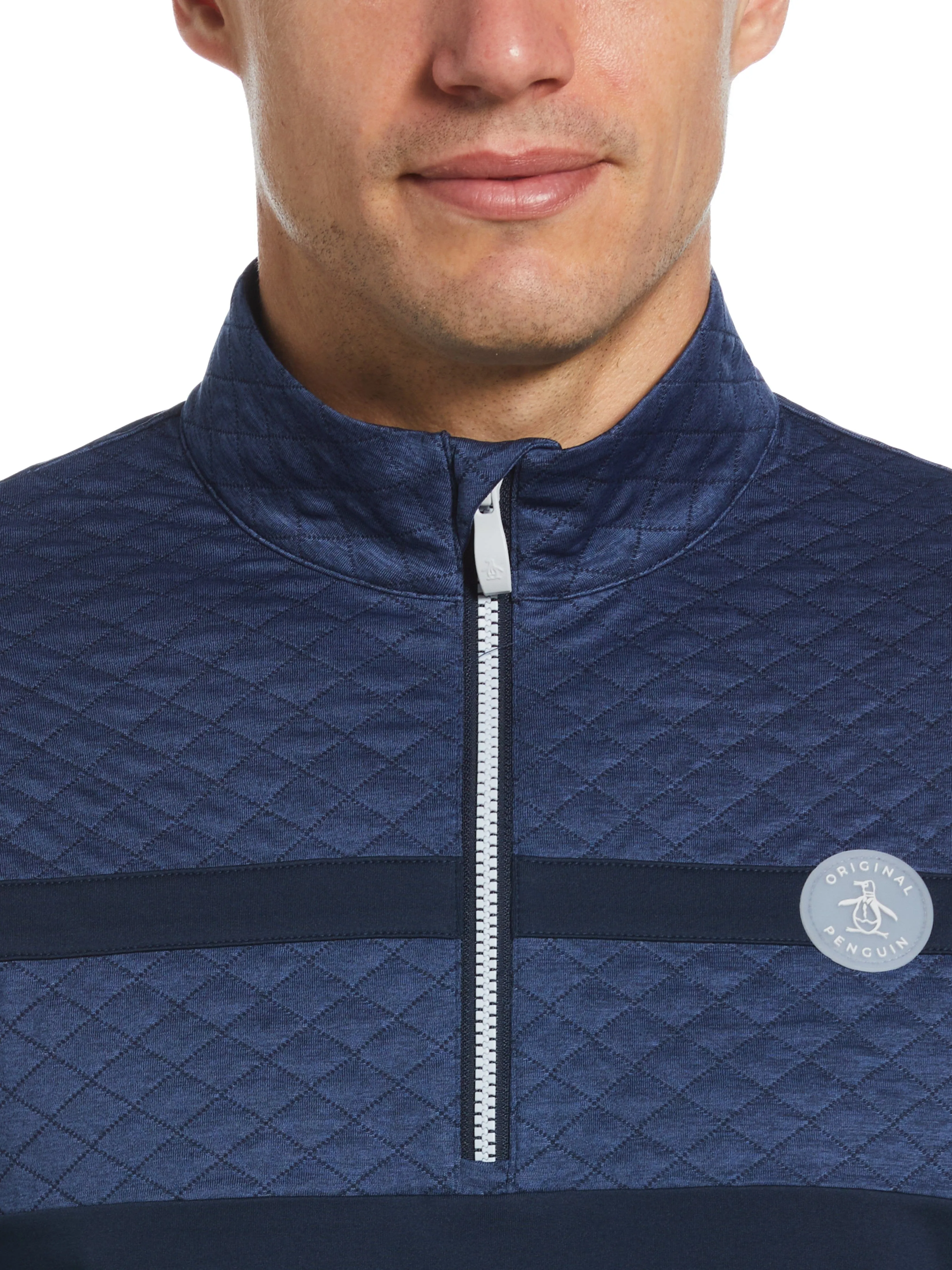 Men's Mixed Media 1/4 Zip Pullover