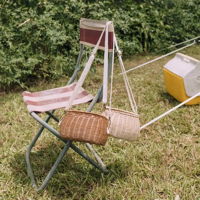 Mini Chari Rattan Bag by Olliella