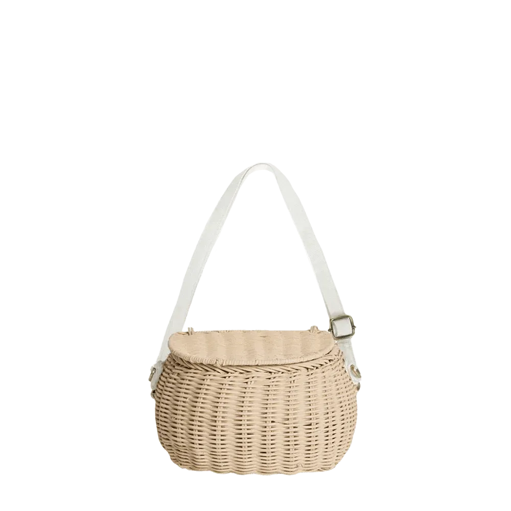 Mini Chari Rattan Bag by Olliella