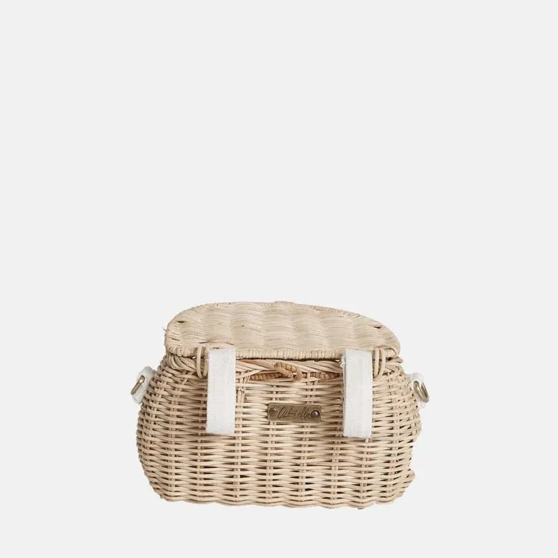 Mini Chari Rattan Bag by Olliella