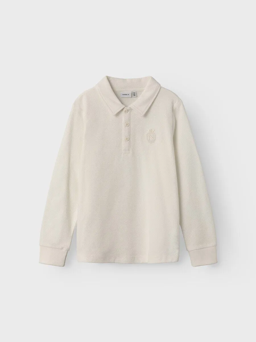 NAME IT | Kid Boy Long Sleeve Polo Shirt