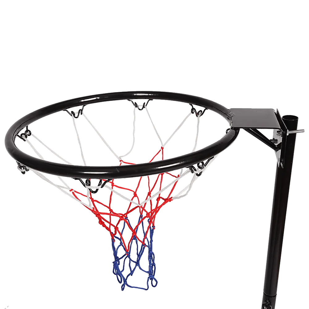 Netball Ring with Stand Portable Pole Height Adjustable