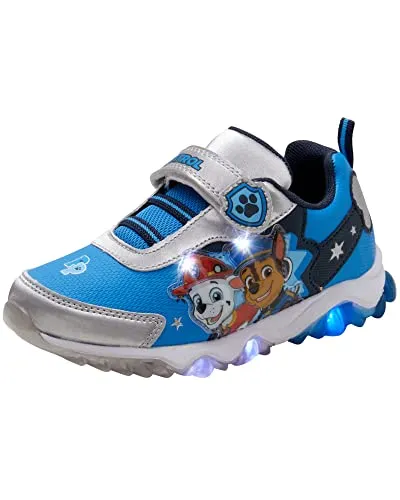 Nickelodeon Boys Paw Patrol Chase and Marshall Sneakers Light-up Tennis (Toddler/Little Kid)