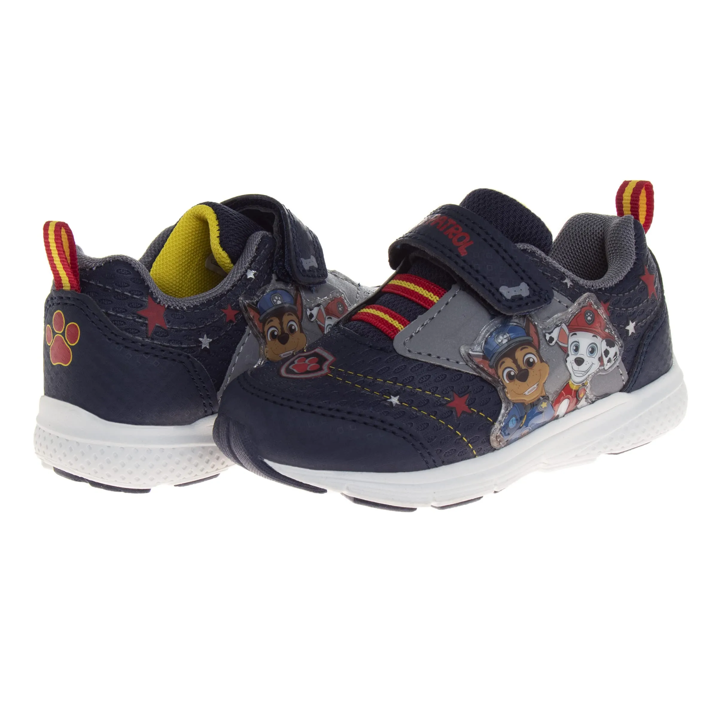 Nickelodeon Boys Paw Patrol Chase and Marshall Sneakers Light-up Tennis (Toddler/Little Kid)