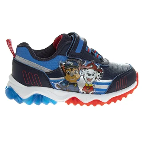 Nickelodeon Boys Paw Patrol Chase and Marshall Sneakers Light-up Tennis (Toddler/Little Kid)