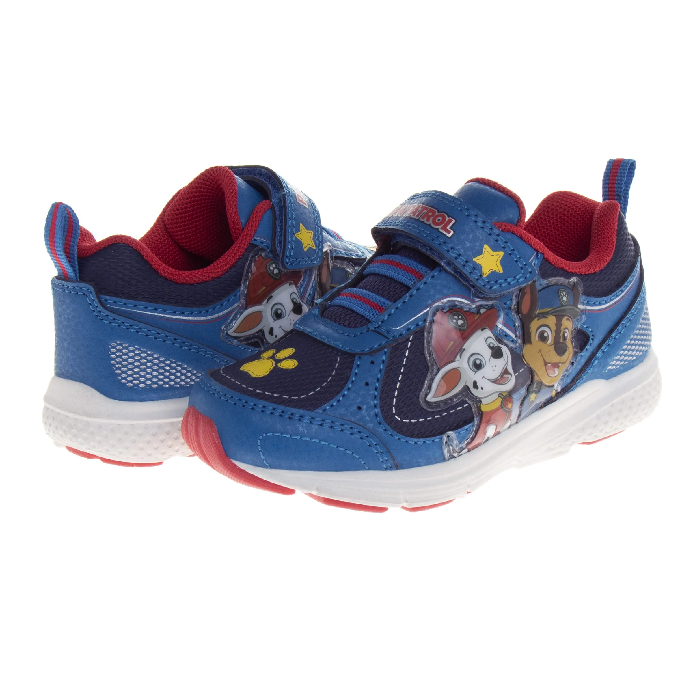 Nickelodeon Boys Paw Patrol Chase and Marshall Sneakers Light-up Tennis (Toddler/Little Kid)