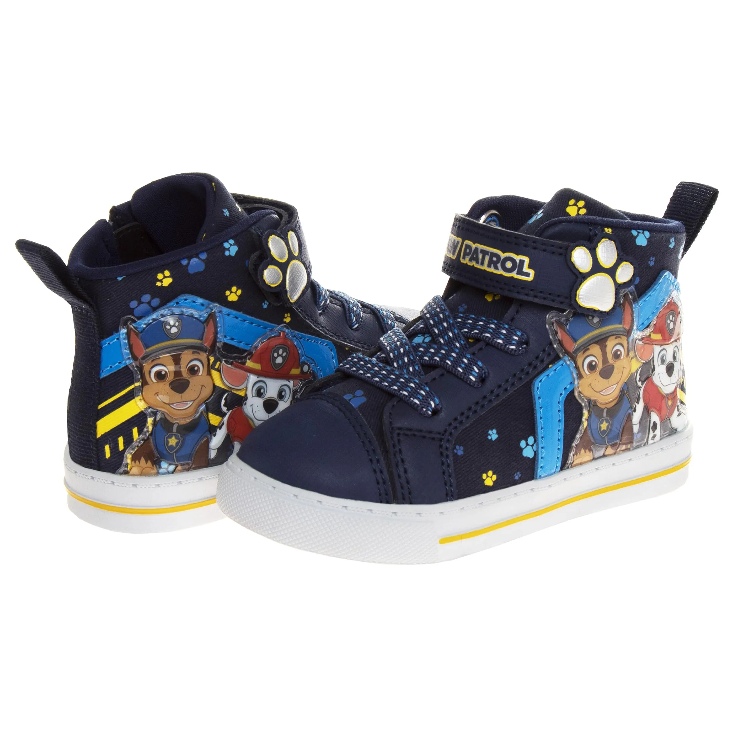 Nickelodeon boy's Paw Patrol Sneakers-Chase Marshall High-Top Running Shoes (Toddler/Little Kid)