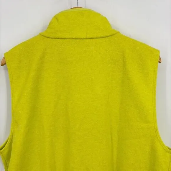 NWT Beyond Yoga Morning Walk Fleece Vest True Chartreuse, Sz Large, Outdoor