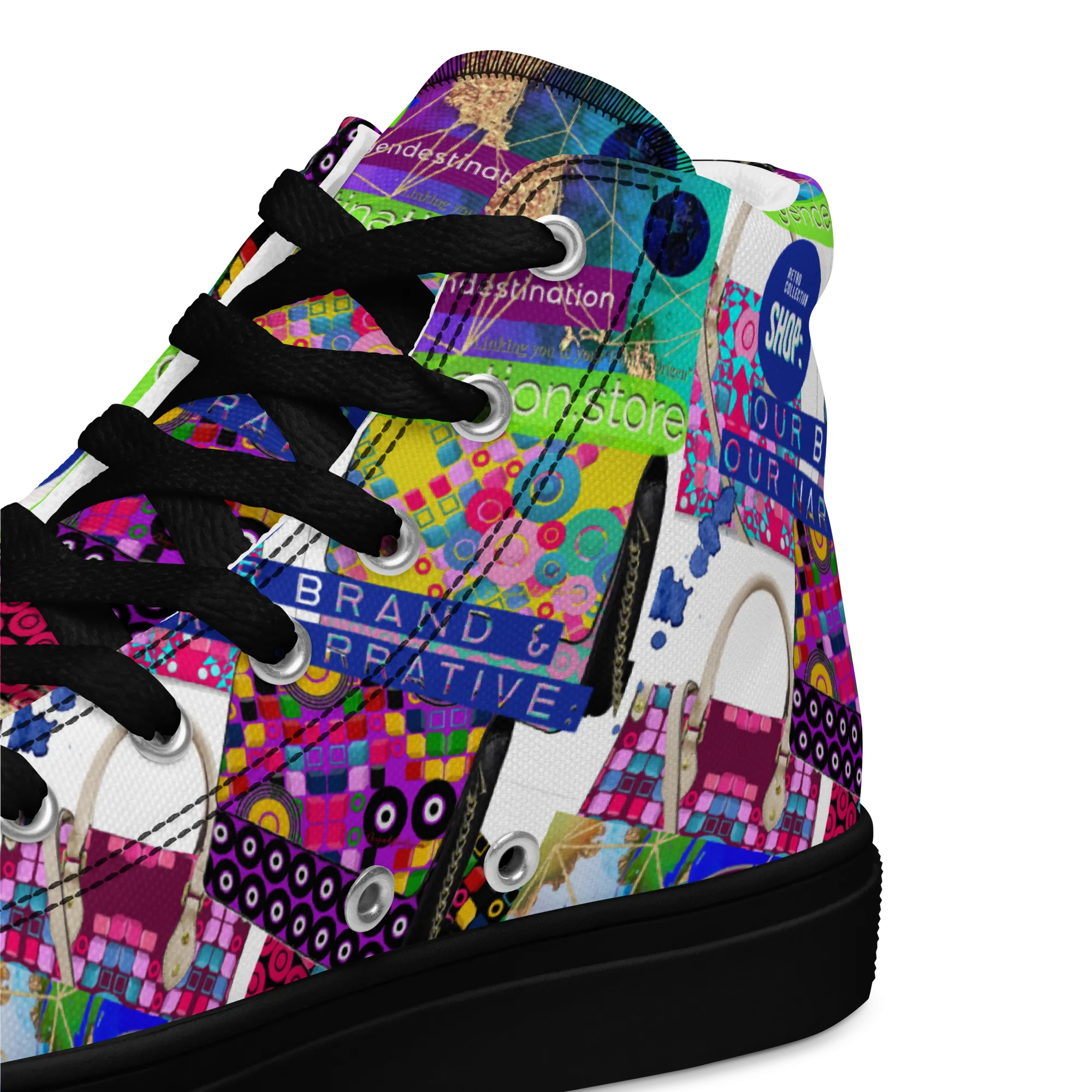 OD SIG news Women’s high top canvas shoes OP3