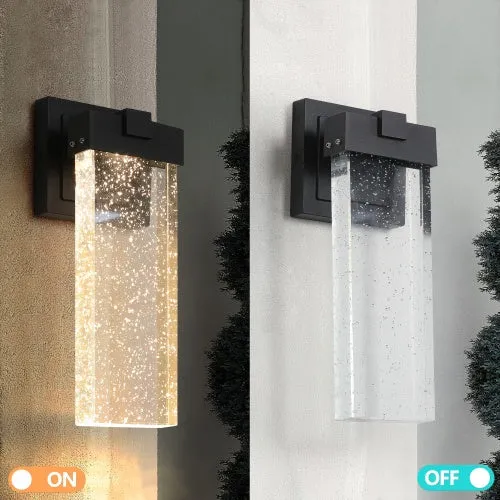 Outdoor Waterproof Transparent LED Crystal Wall Light Supports Many