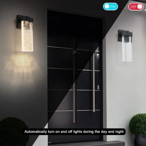 Outdoor Waterproof Transparent LED Crystal Wall Light Supports Many