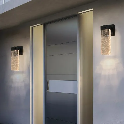 Outdoor Waterproof Transparent LED Crystal Wall Light Supports Many