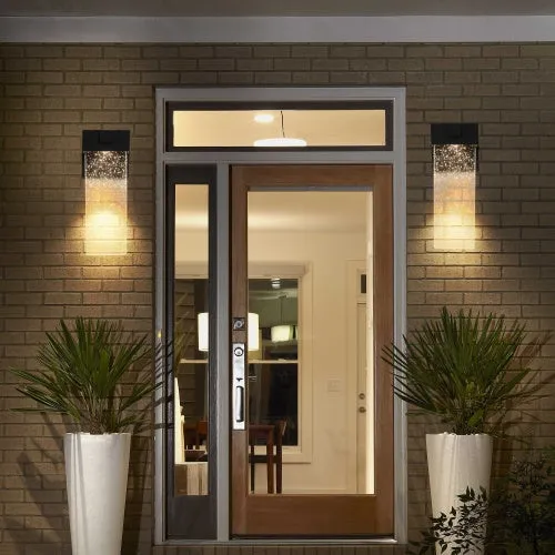 Outdoor Waterproof Transparent LED Crystal Wall Light Supports Many