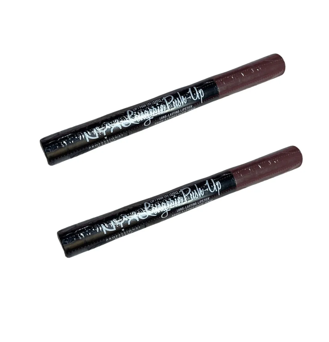 Pack of 2 NYX Lip Lingerie Push-Up Long Lasting Lipstick, Embelishment LIPLIPLS02
