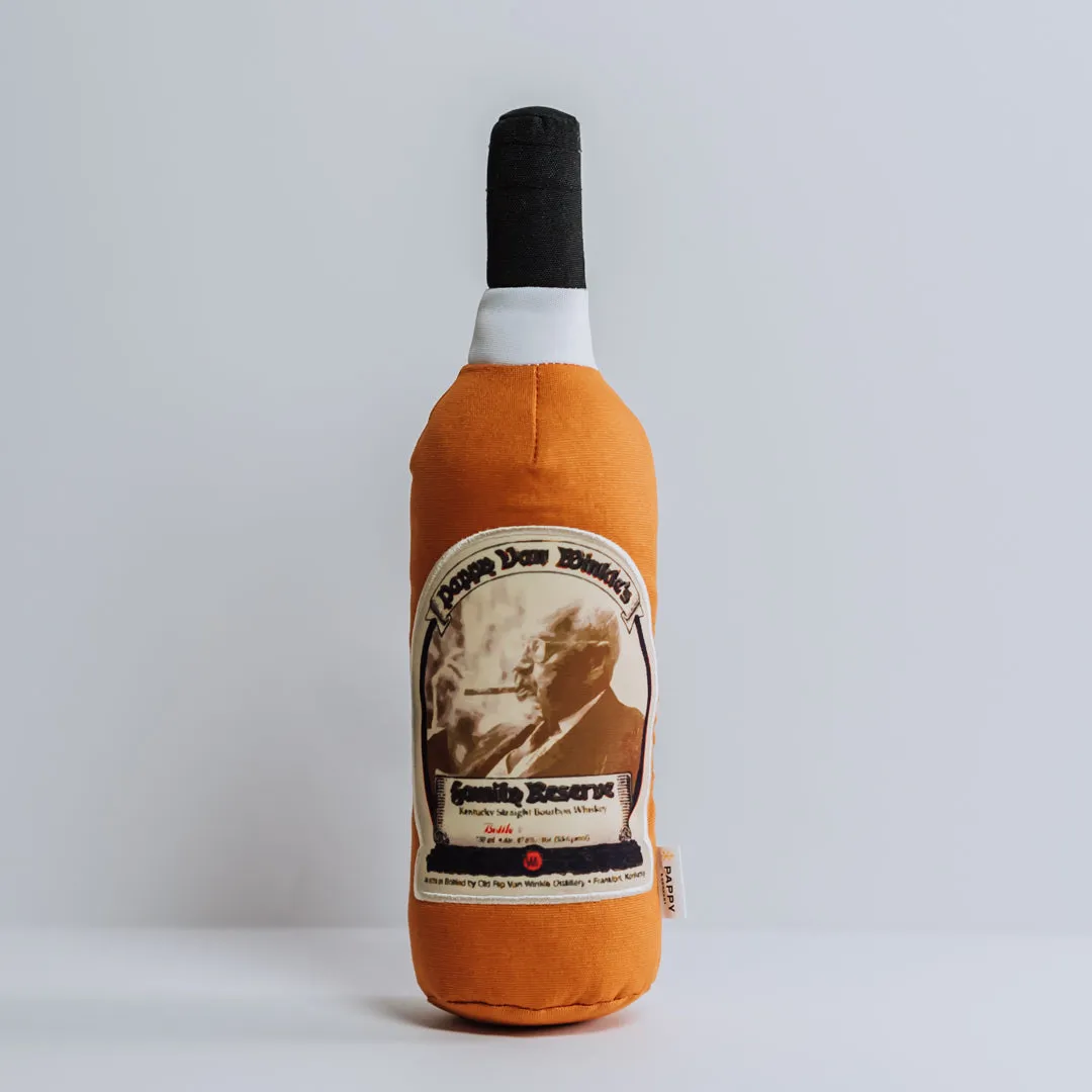 Pappy Bottle Canvas Dog Toy - Case of 12
