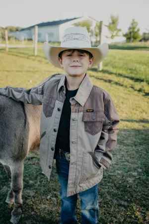 'Pat' Wrangler Boys Canvas Chore Coat (L & XL only)