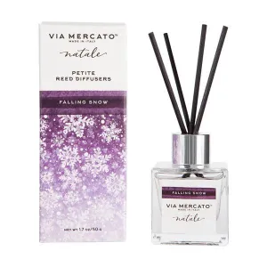 Pre de Provence Via Mercato Natale Petite Reed Diffuser Falling Snow 1.7oz