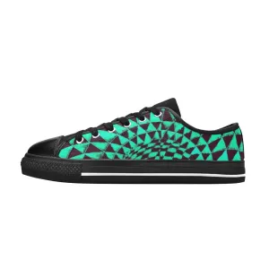 Price-reduced 018) Kid) (Model Turquoise Aquila (Big Kid's Shoes Custom design Canvas