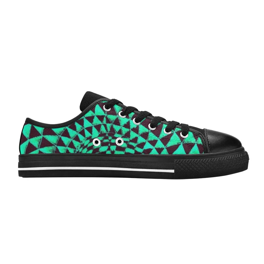 Price-reduced 018) Kid) (Model Turquoise Aquila (Big Kid's Shoes Custom design Canvas