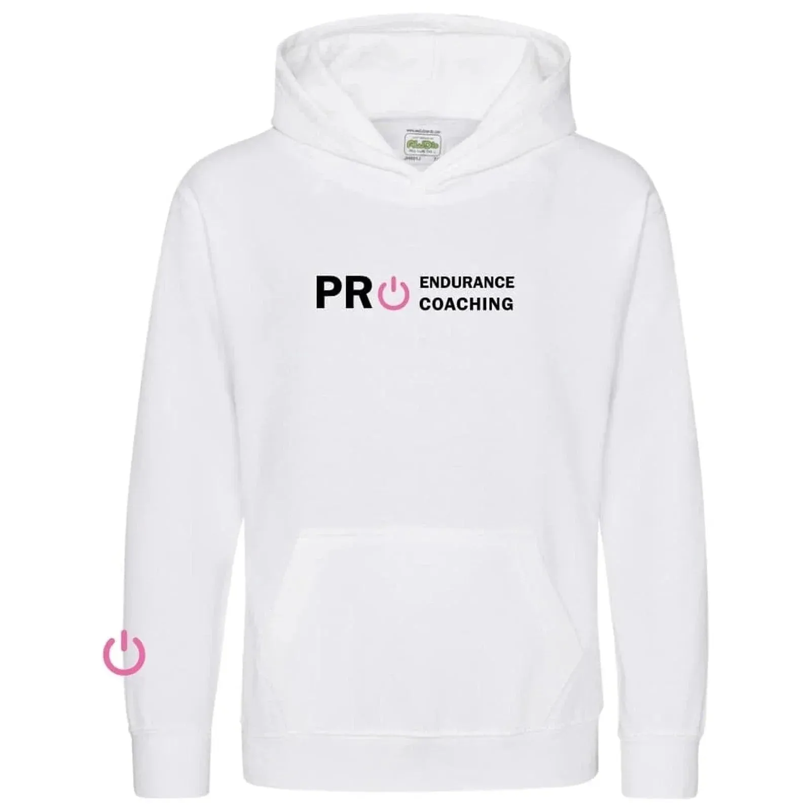 Pro Endurance - JNR Hoodie T-Shirt - Arctic White