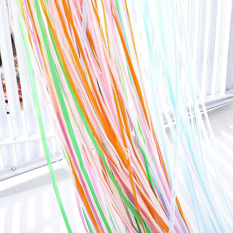 Rain silk curtain