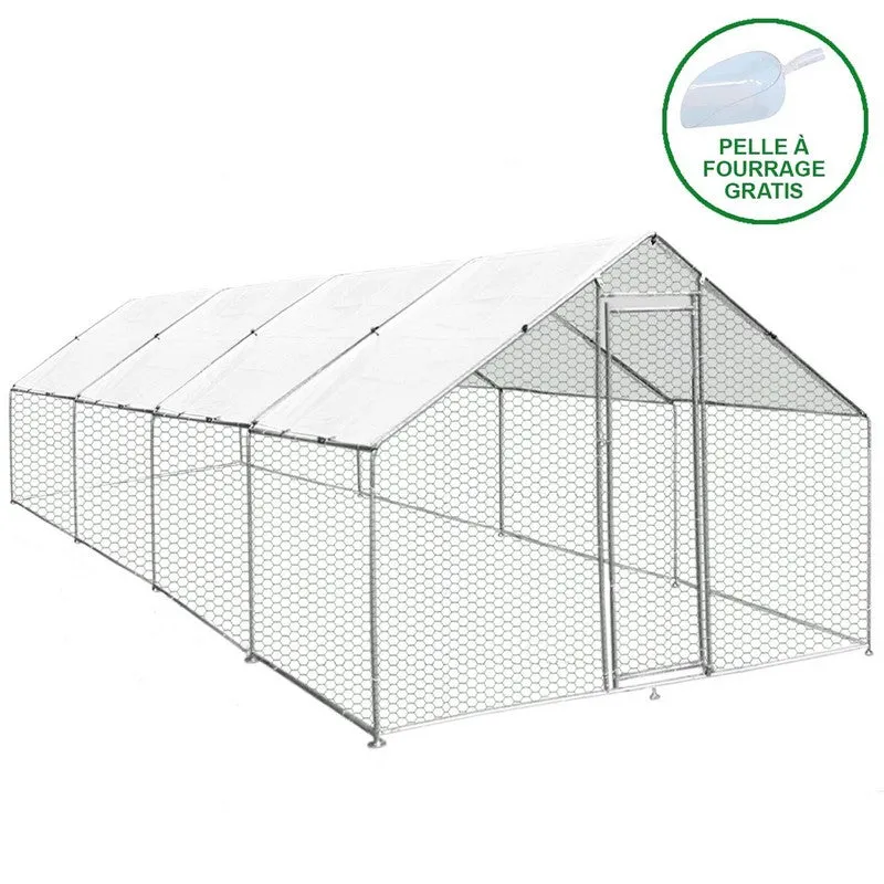 Raven Roam 13' 1" x 26' 2" Apex Chicken Run - Classic