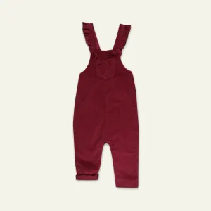 Red Plain Dungarees